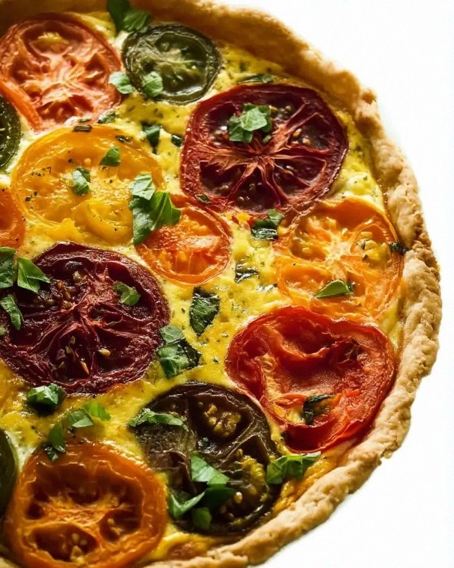 Heirloom Tomato Ricotta Tart: A Delicious, Easy Delight!