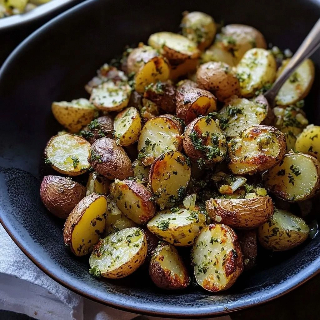 Herb Roasted Baby Potatoes Rec