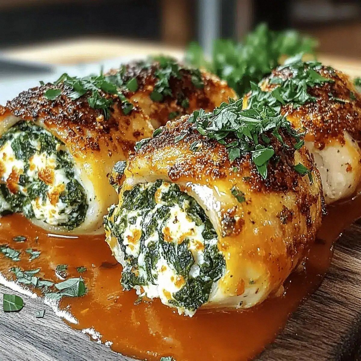 Herbed Ricotta Stuffed Chicken Rolls for a Cozy Dinner Delight