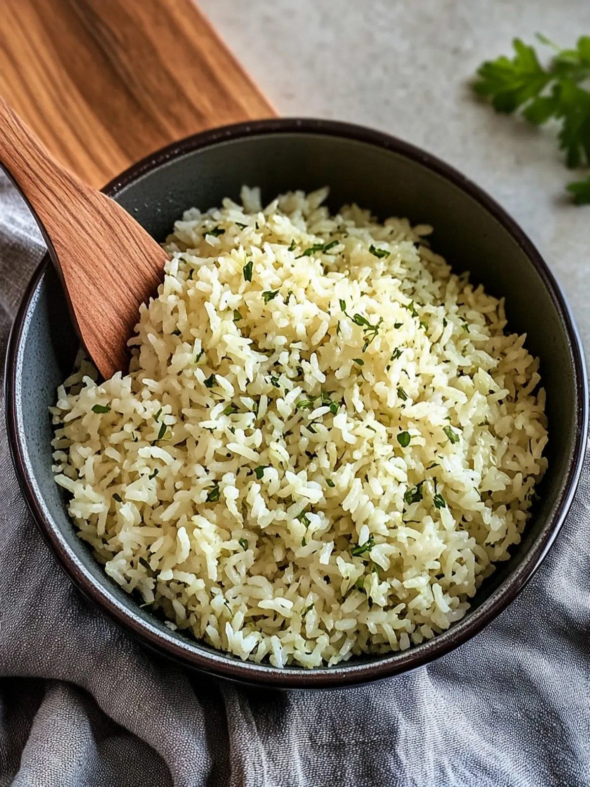 Herby Garlic Seasoned Rice You