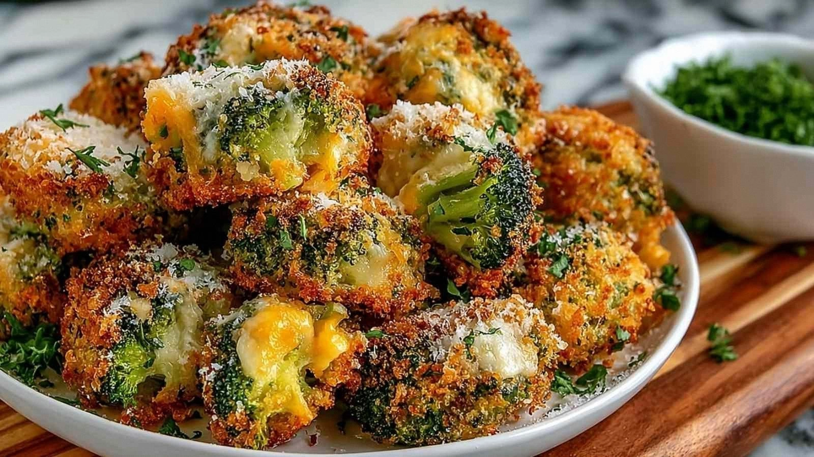 High Protein Air Fryer Broccol