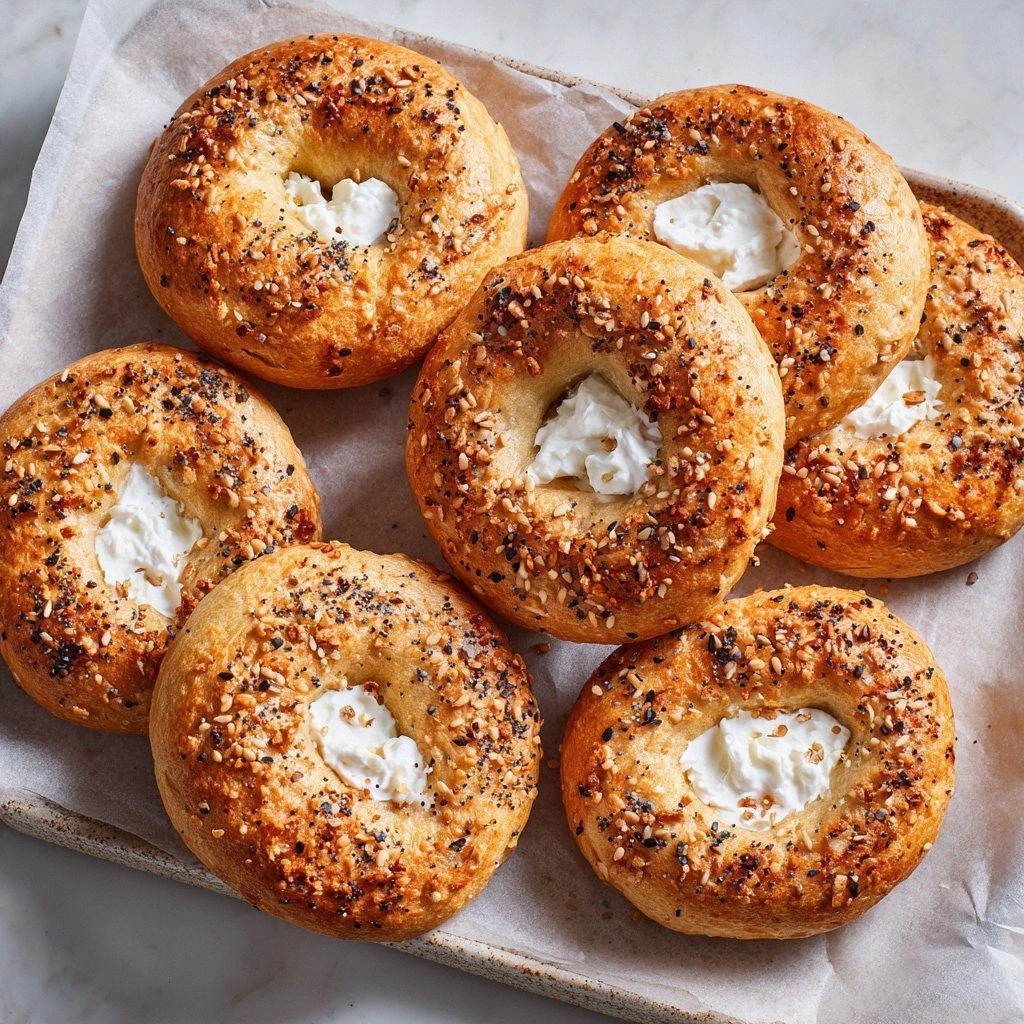 High-Protein Bagels with Greek