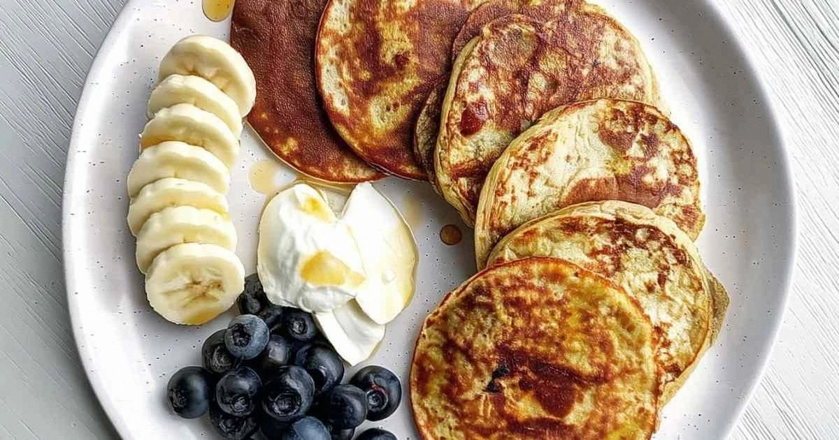 High Protein Banana Pancakes
