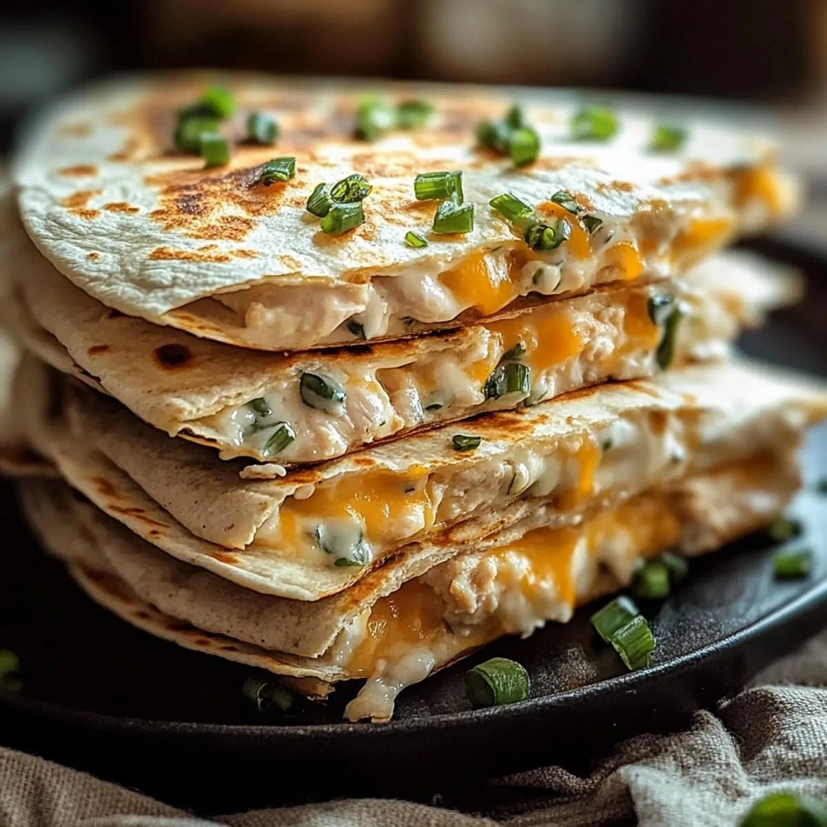 High-Protein Chicken Ranch Quesadilla for Easy Weeknight Dinners