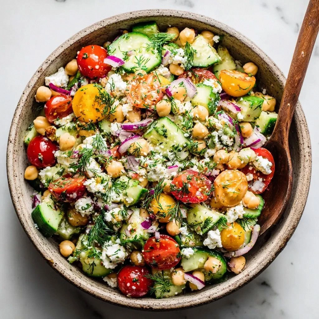 High-Protein Chickpea Salad (T