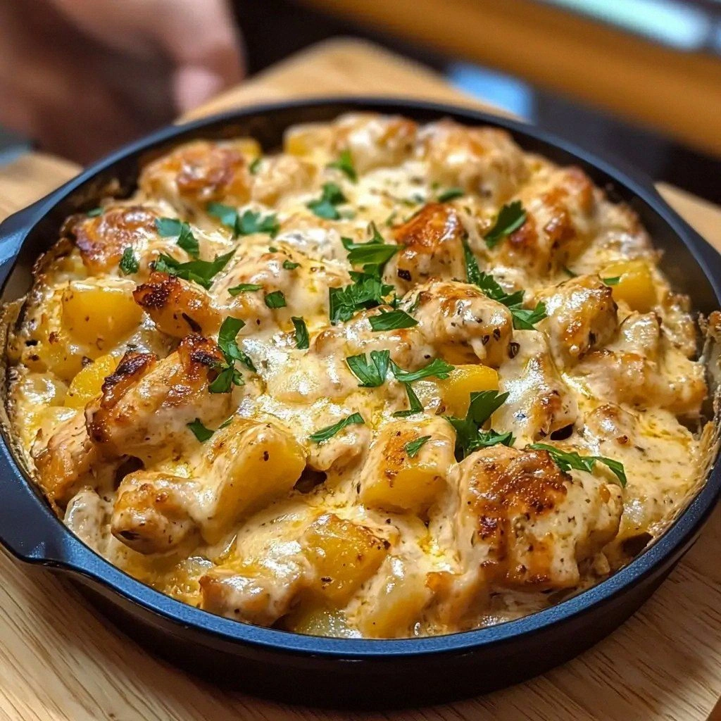 High Protein Creamy Garlic Che
