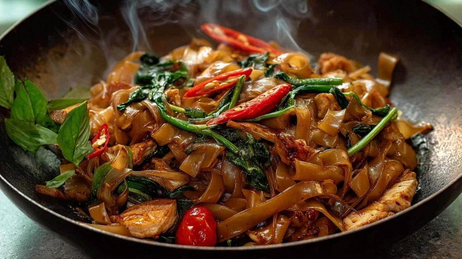 High Protein Drunken Noodles