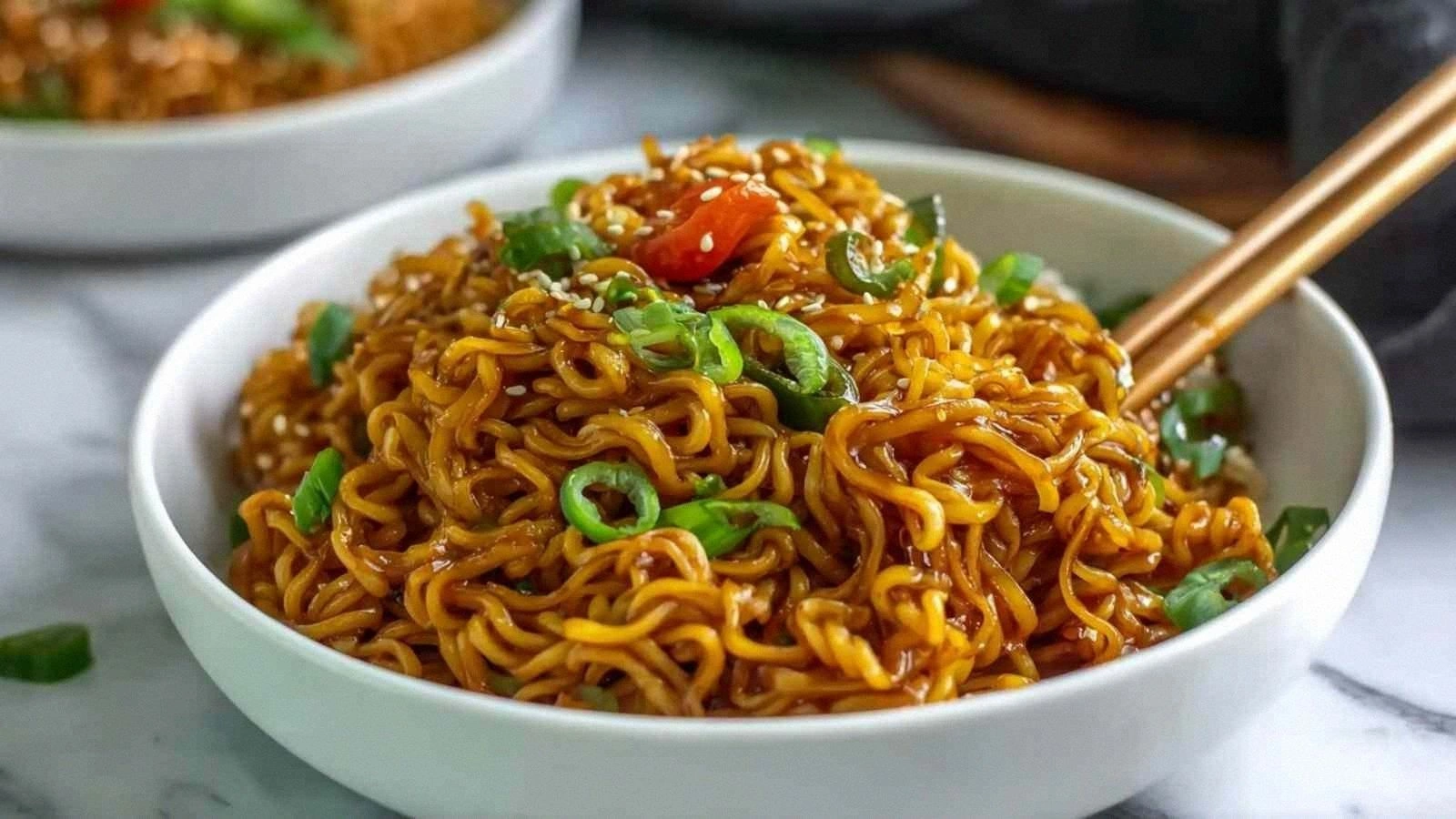 High Protein Easy Saucy Ramen 