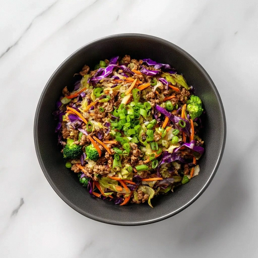 High Protein Egg Roll in a Bow