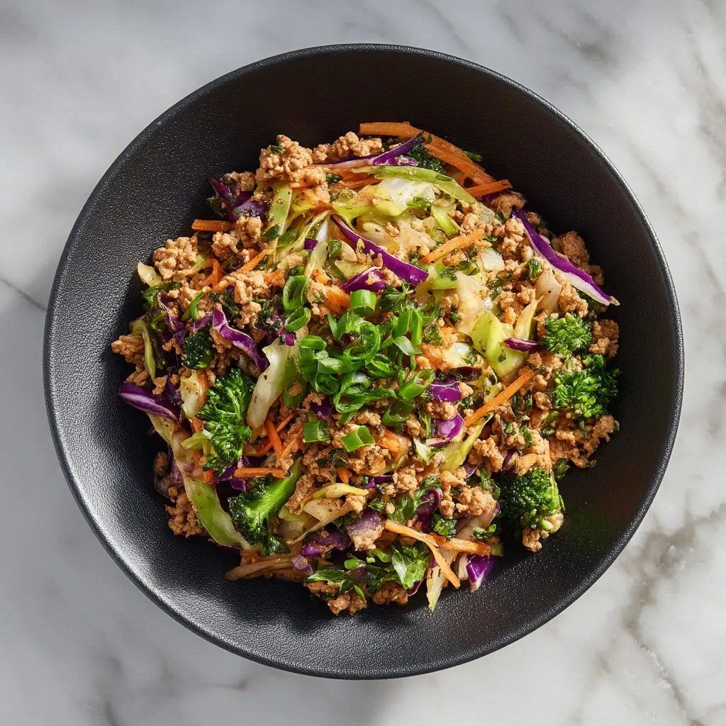 High Protein Egg Roll in a Bow