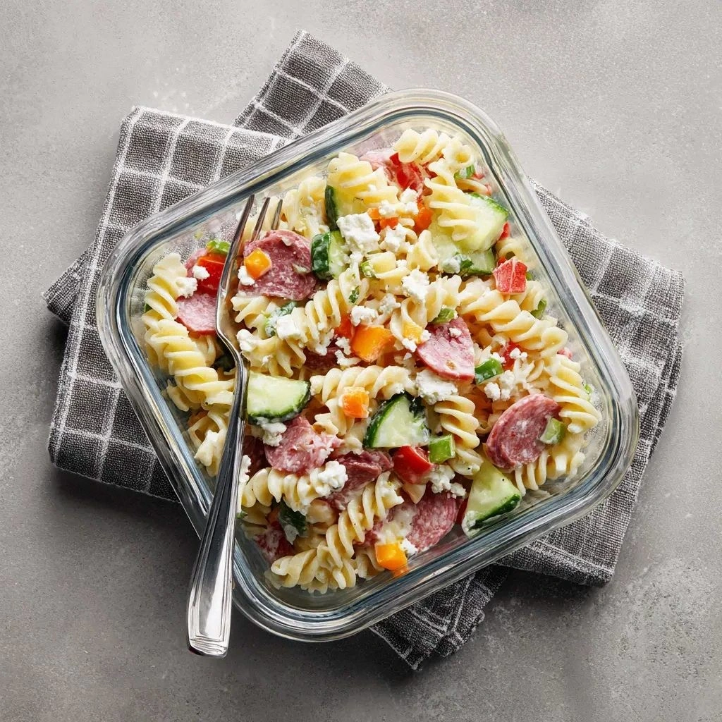 High-Protein Italian Pasta Sal