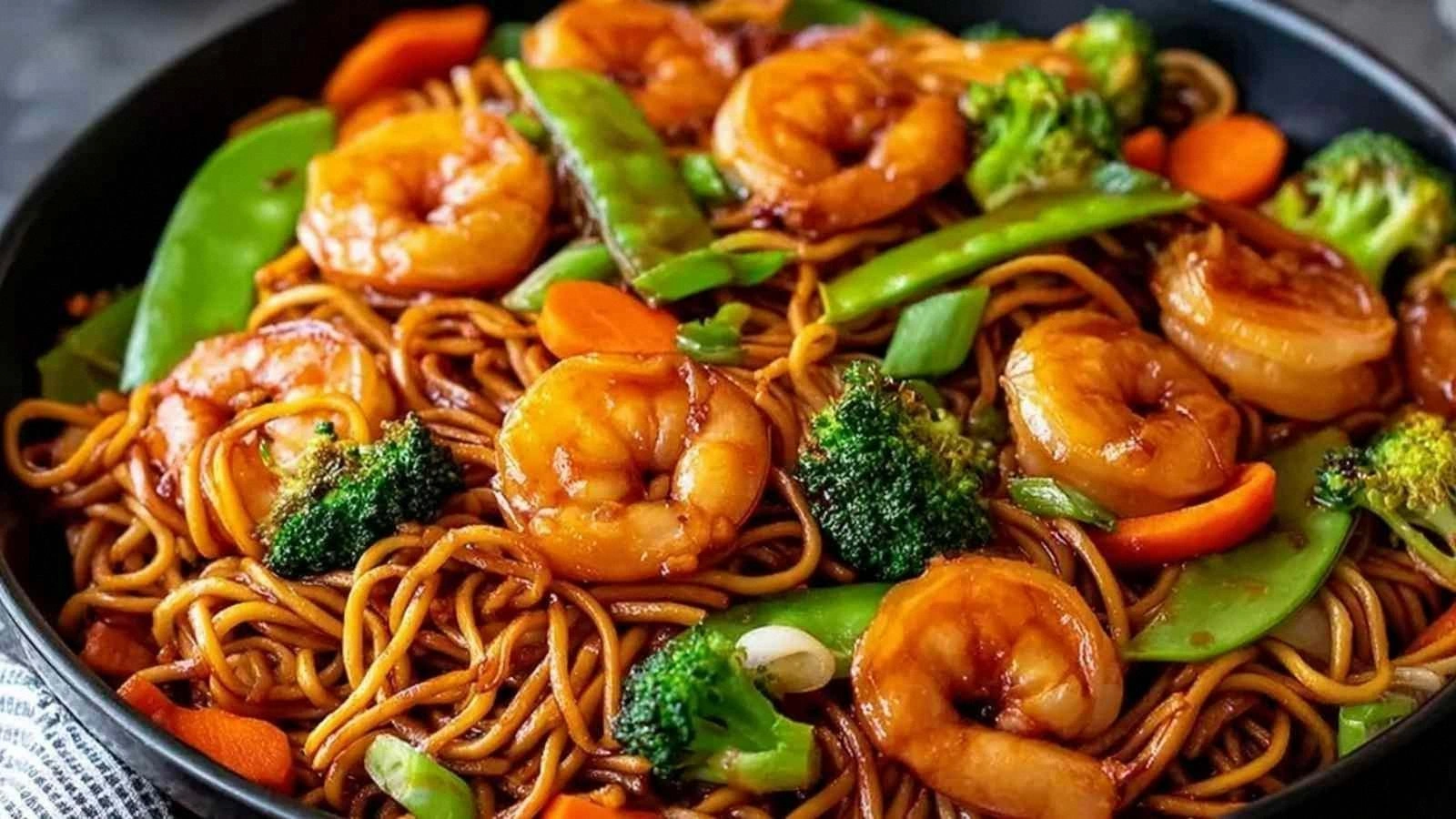 High Protein Shrimp Stir Fry N