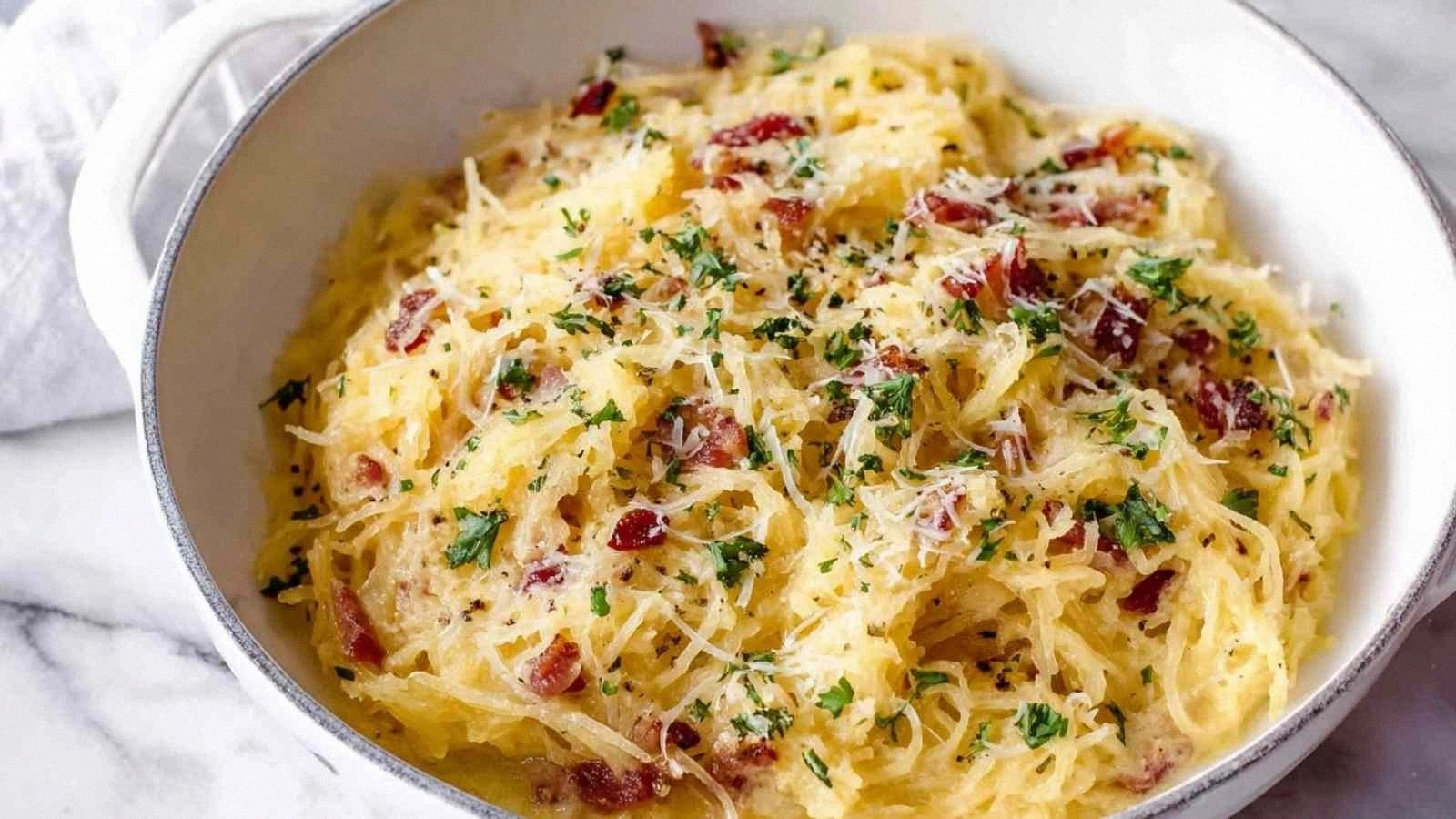 High-Protein Spaghetti Squash 