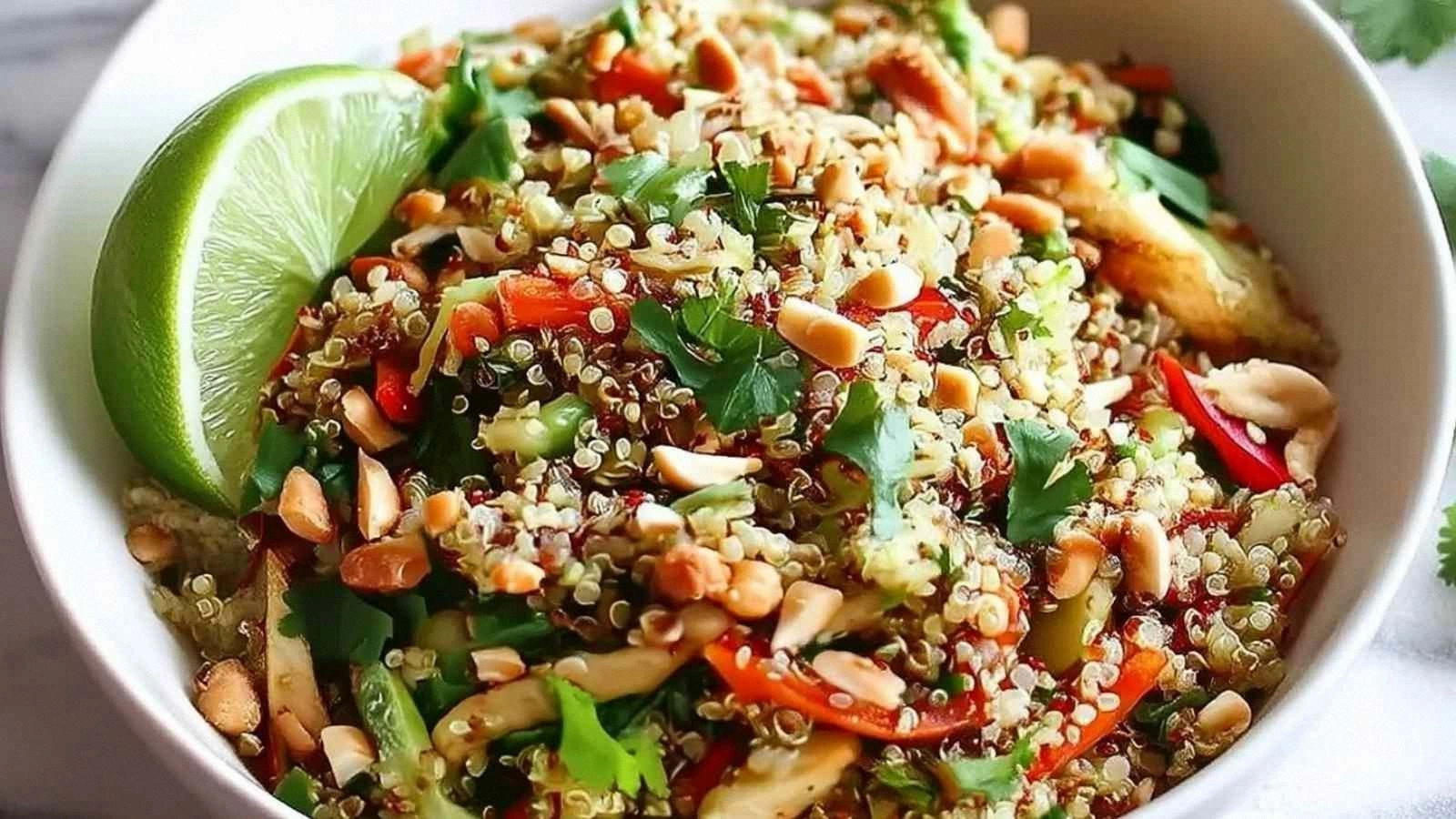 High Protein Thai Quinoa Crunc