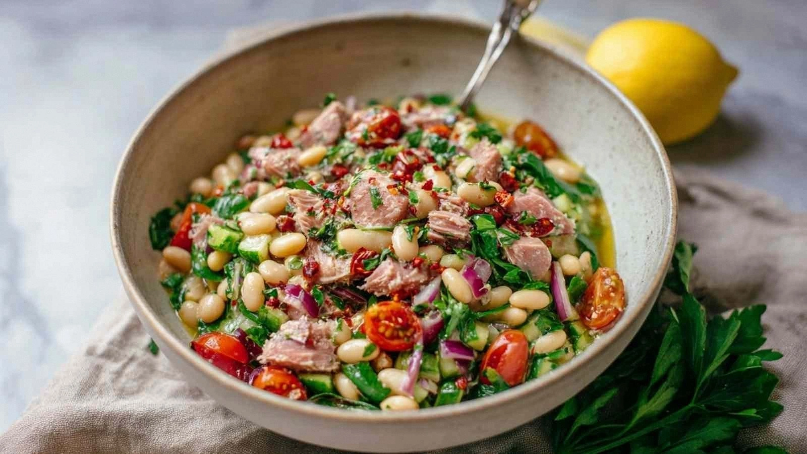High-Protein Tuna White Bean S