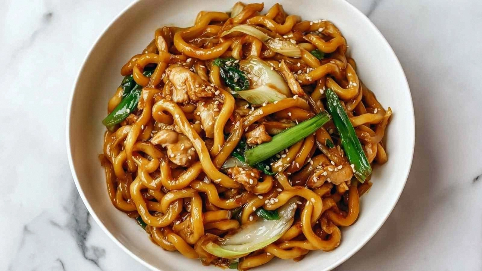 High Protein Yaki Udon