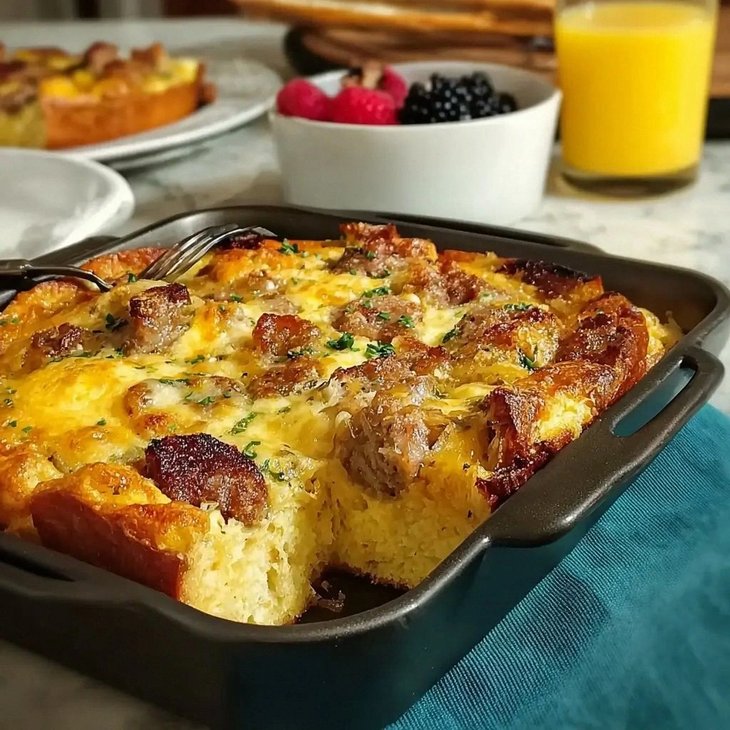 Holiday Breakfast Strata Recip