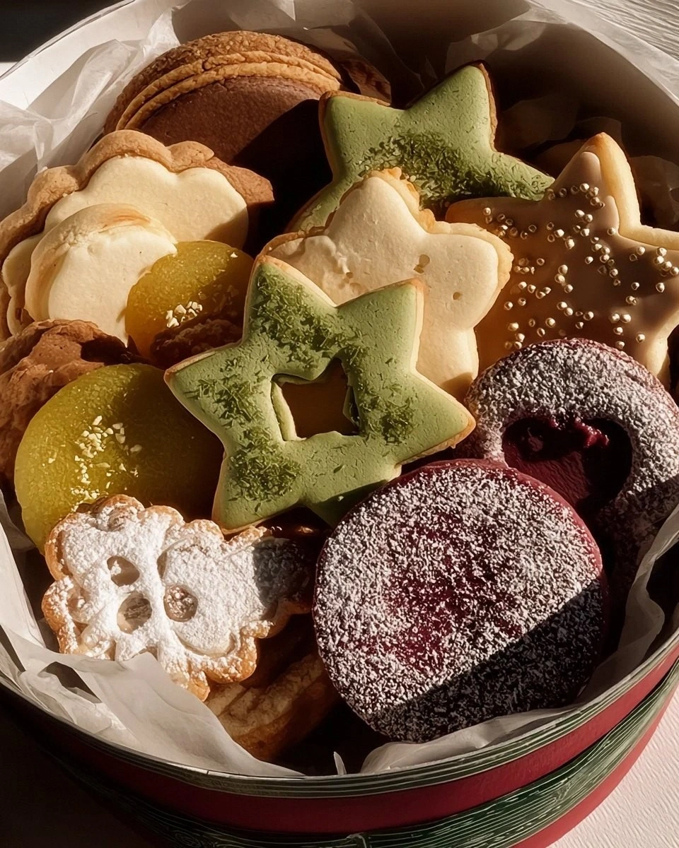 Holiday Butter Cookie Box