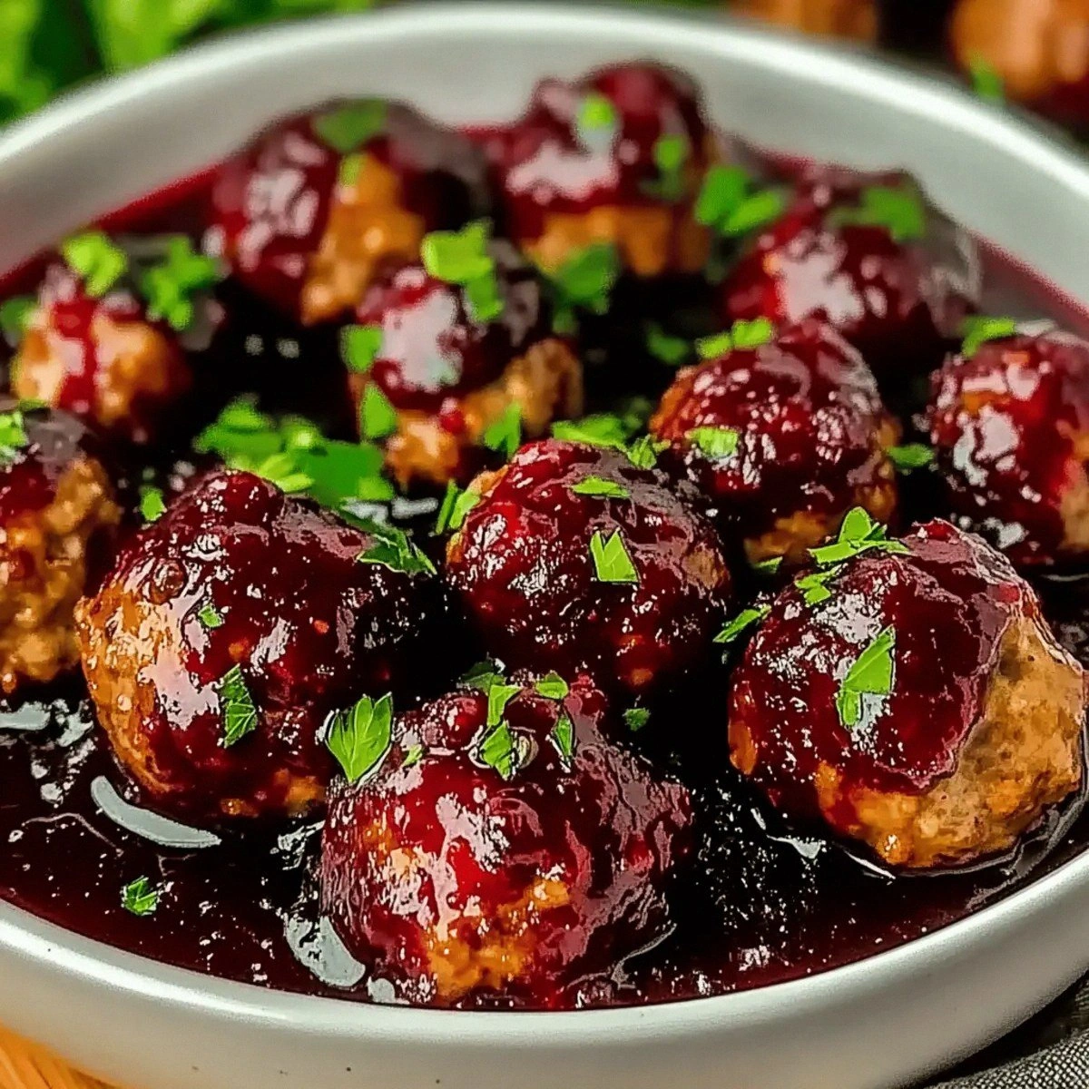 Holiday-Ready Christmas Cranberry Meatballs Everyone Loves