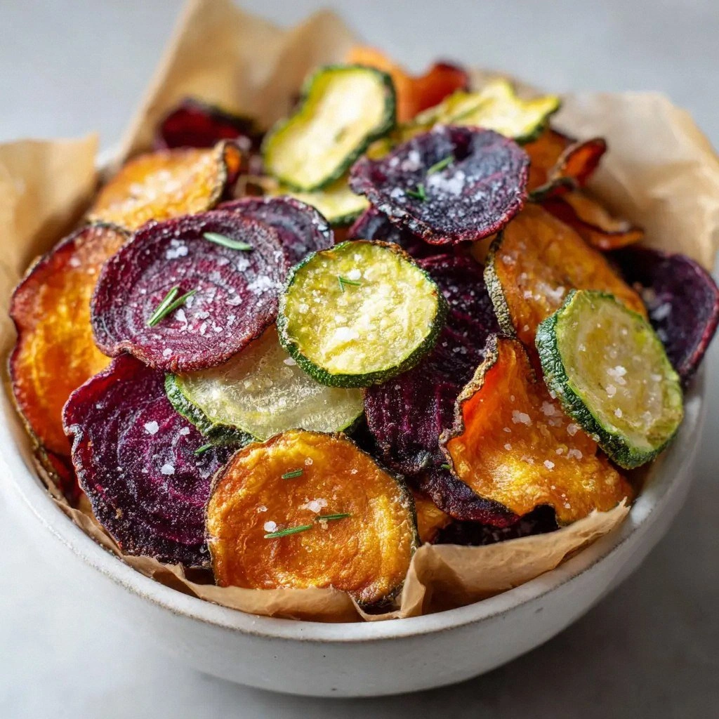 Homemade Air Fryer Veggie Chip