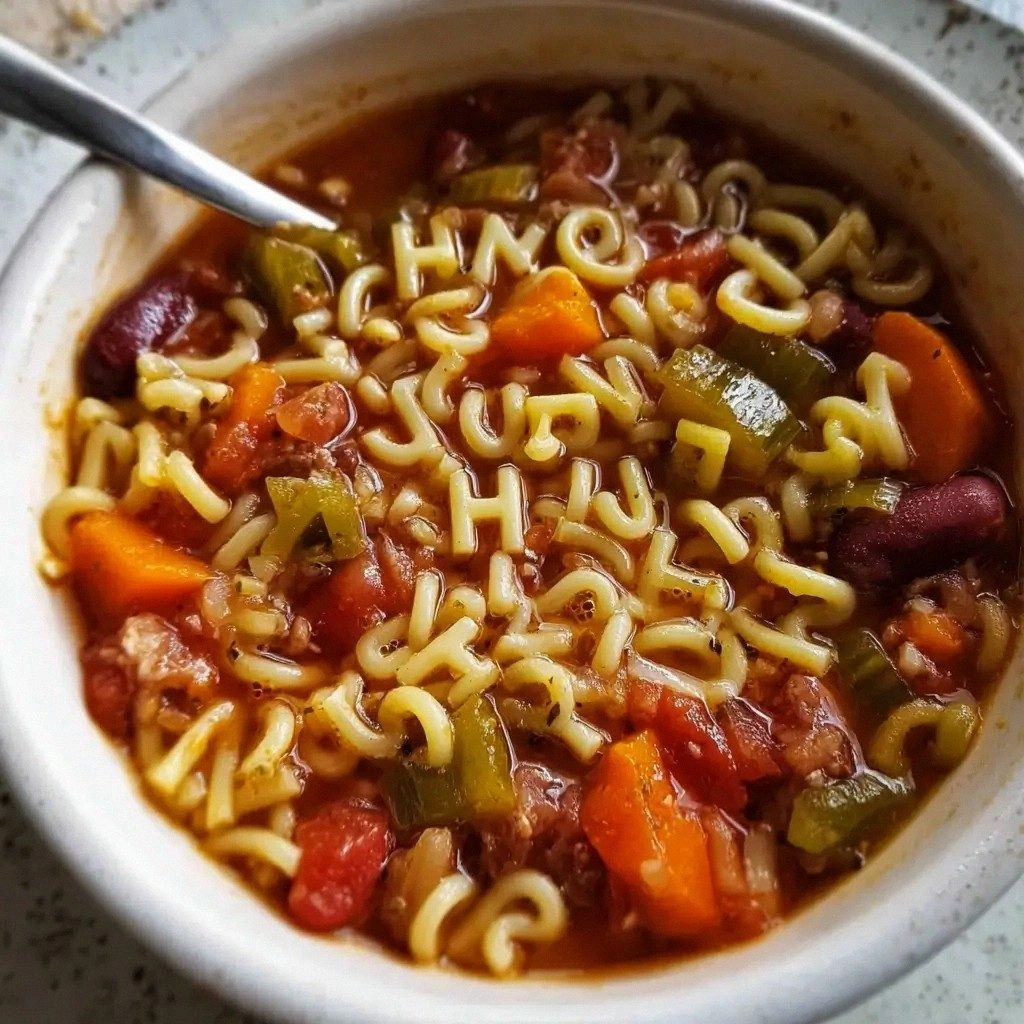 Homemade Alphabet Soup Recipe