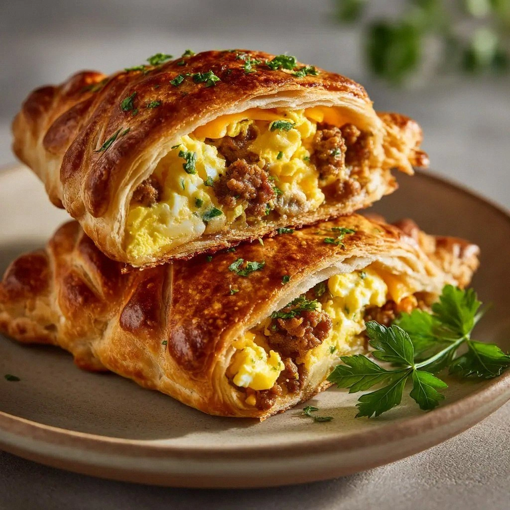 Homemade Breakfast Hot Pockets