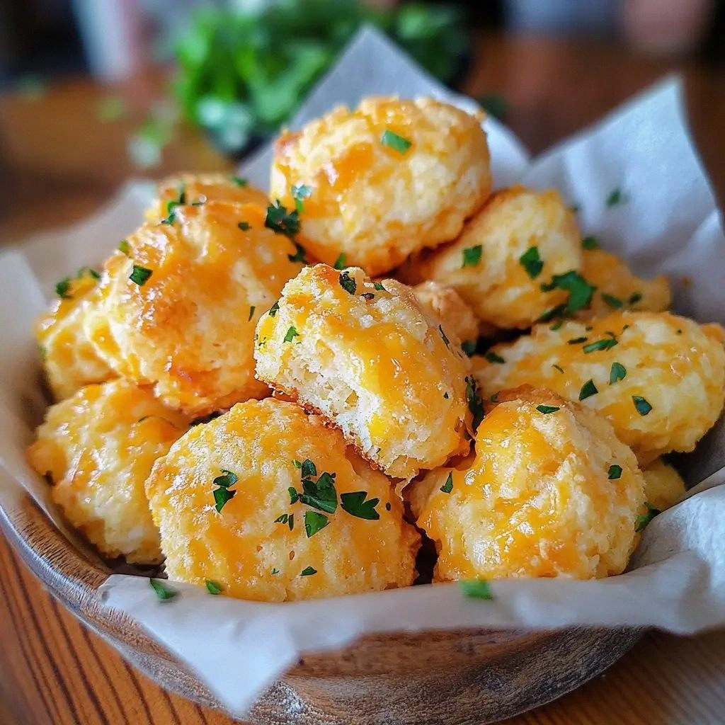 Homemade Cheddar Bay Biscuits 
