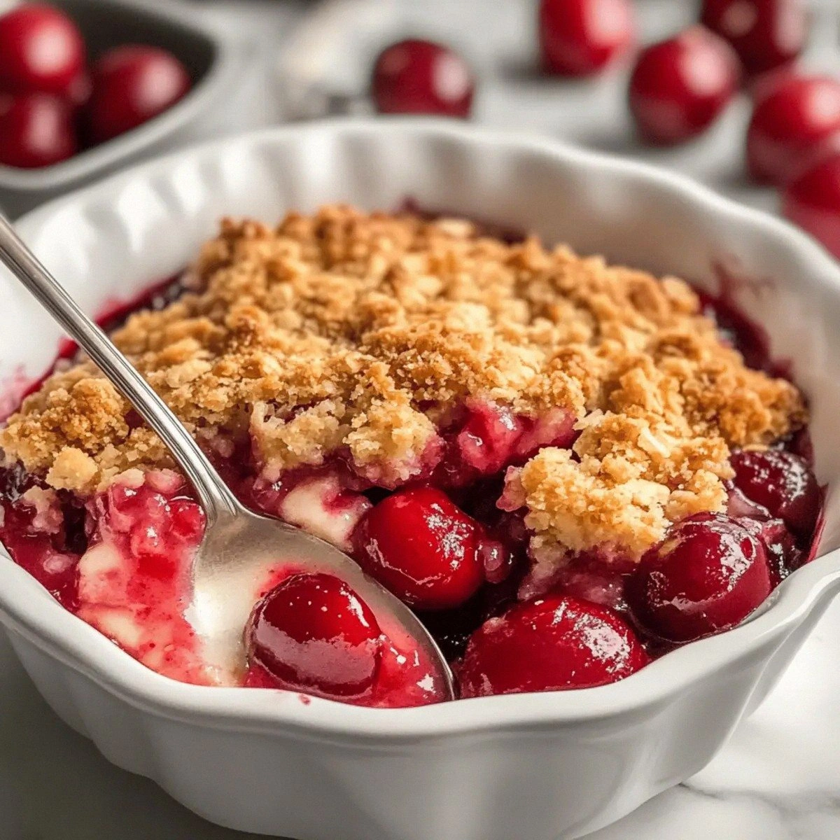 Homemade Cherry Crumble That Will Steal Your Heart
