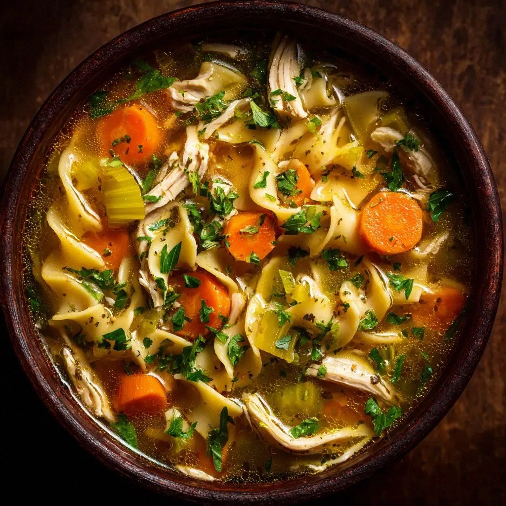 Homemade Chicken Noodle Soup (