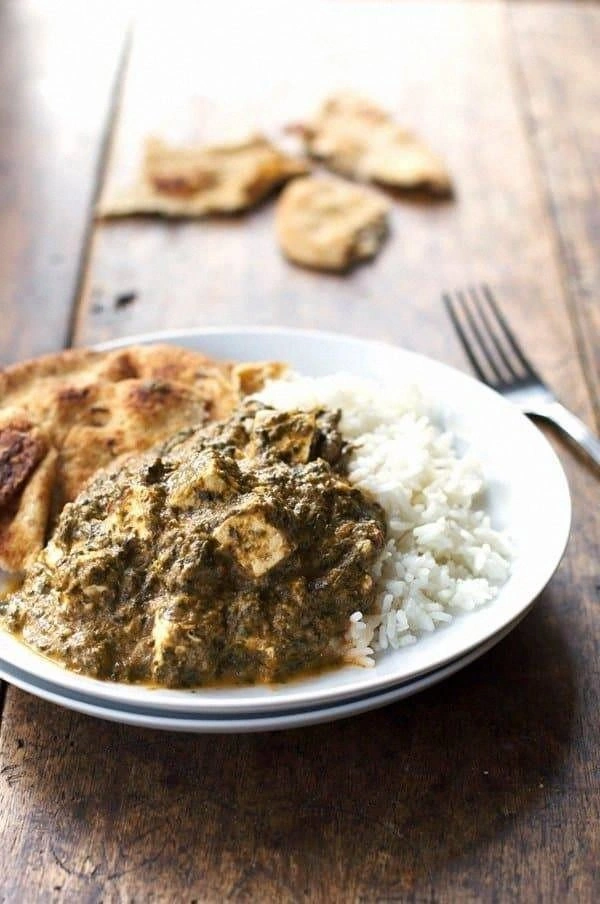 Homemade Healthy Palak Paneer