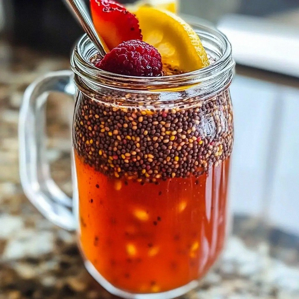 Homemade Keto Fruity Chia Tea 