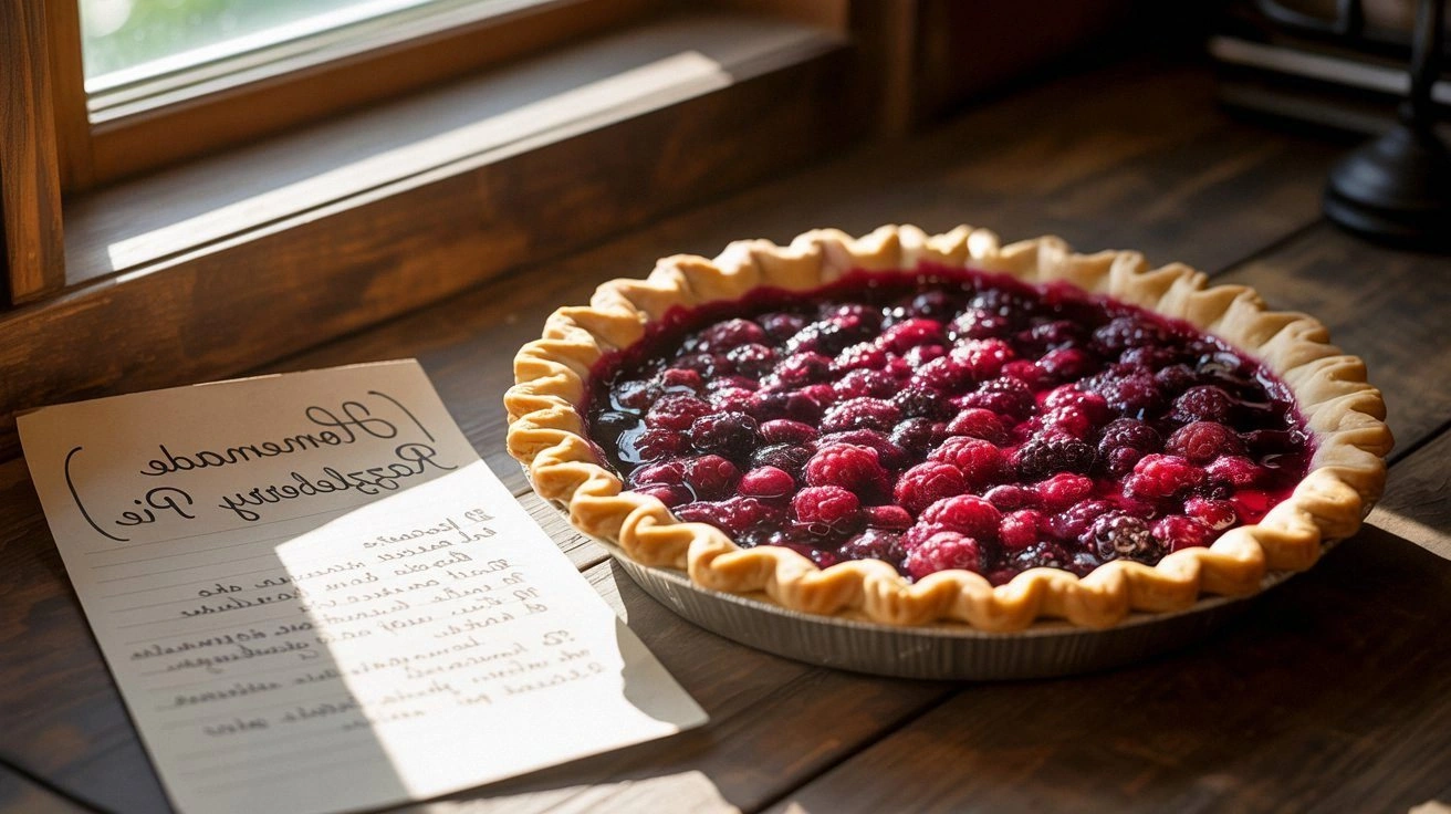 Homemade Razzleberry Pie
