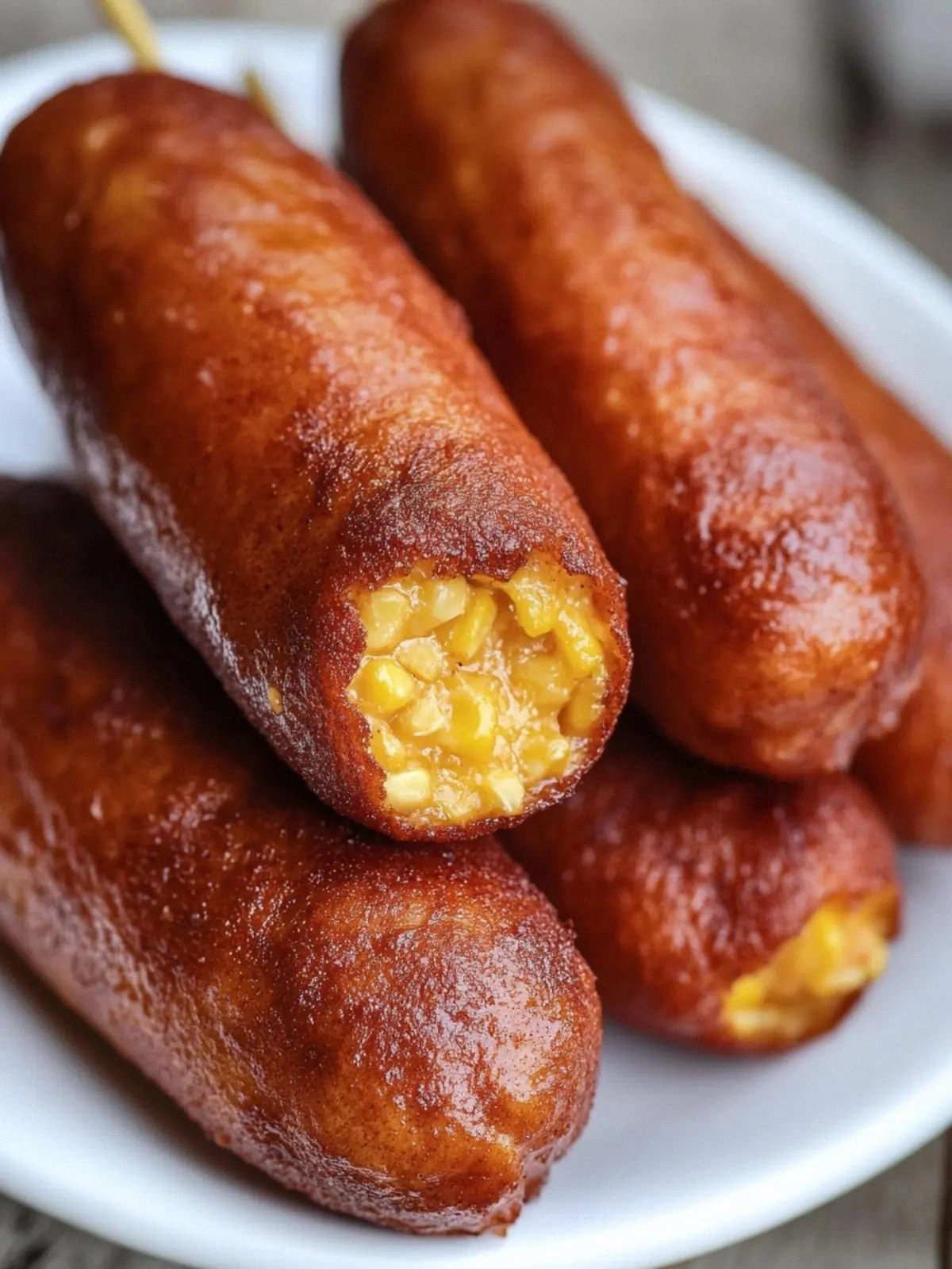 Homemade Sourdough Corn Dogs: 