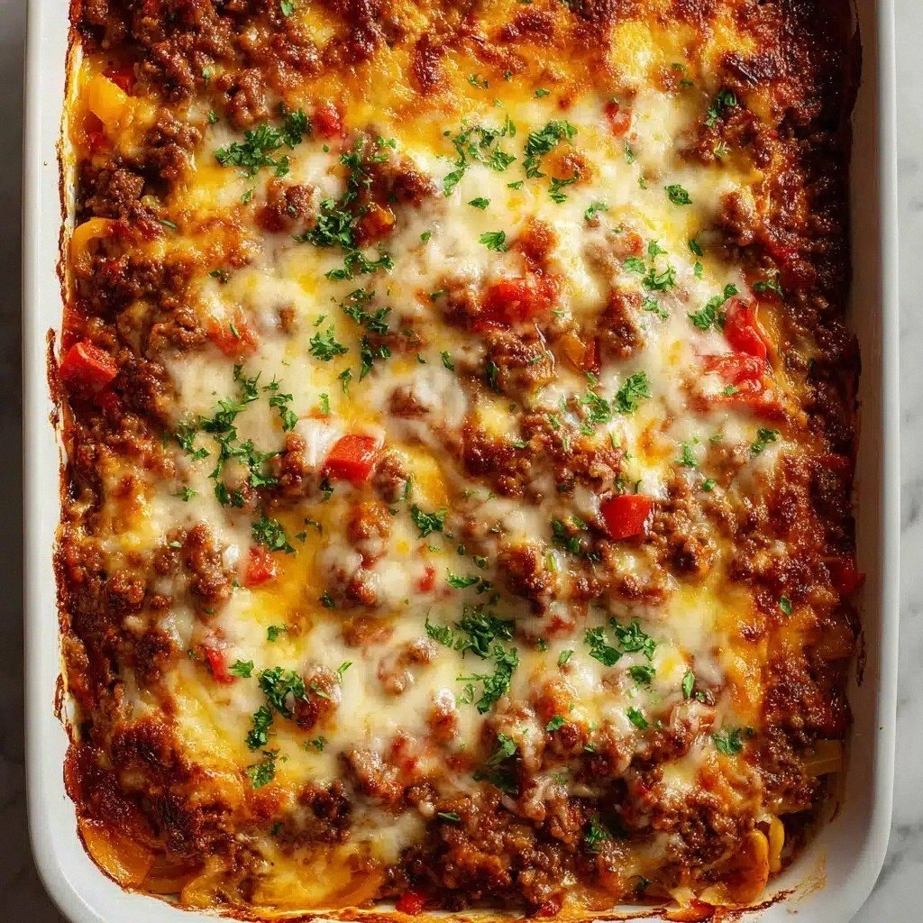 Homestyle Ground Beef Casserol