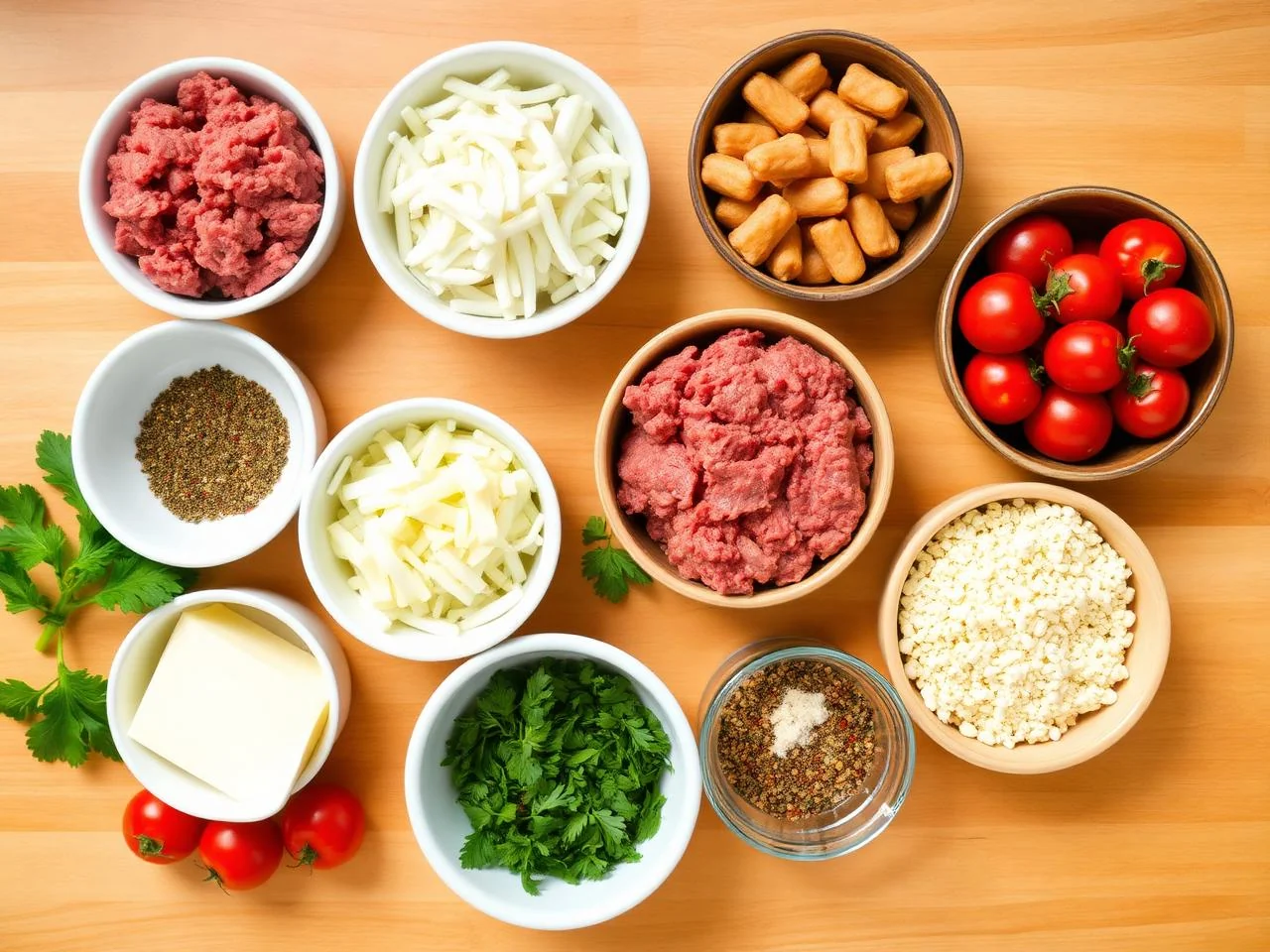 Ingredients for Homestyle Meatloaf