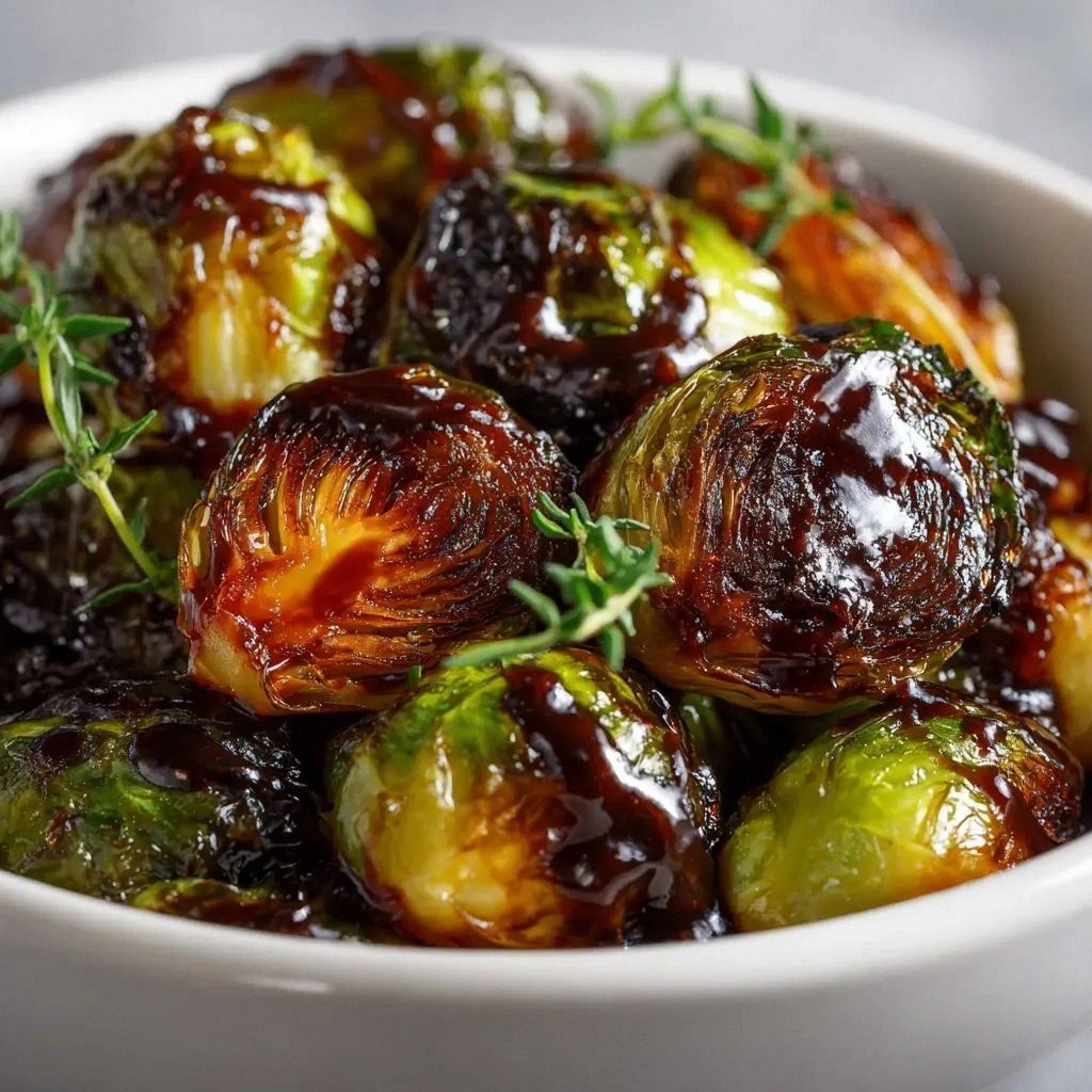 Honey Balsamic Brussels Sprout