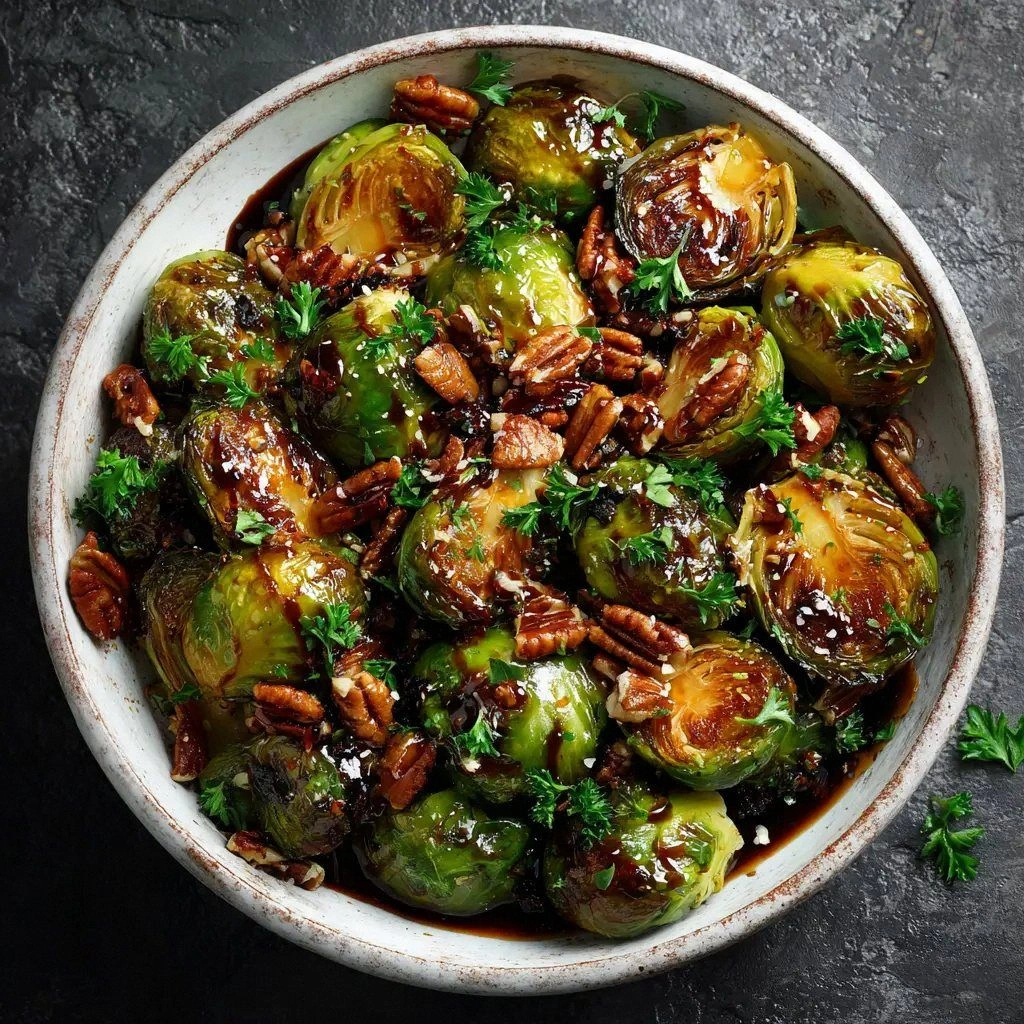 Honey Balsamic Brussels Sprout