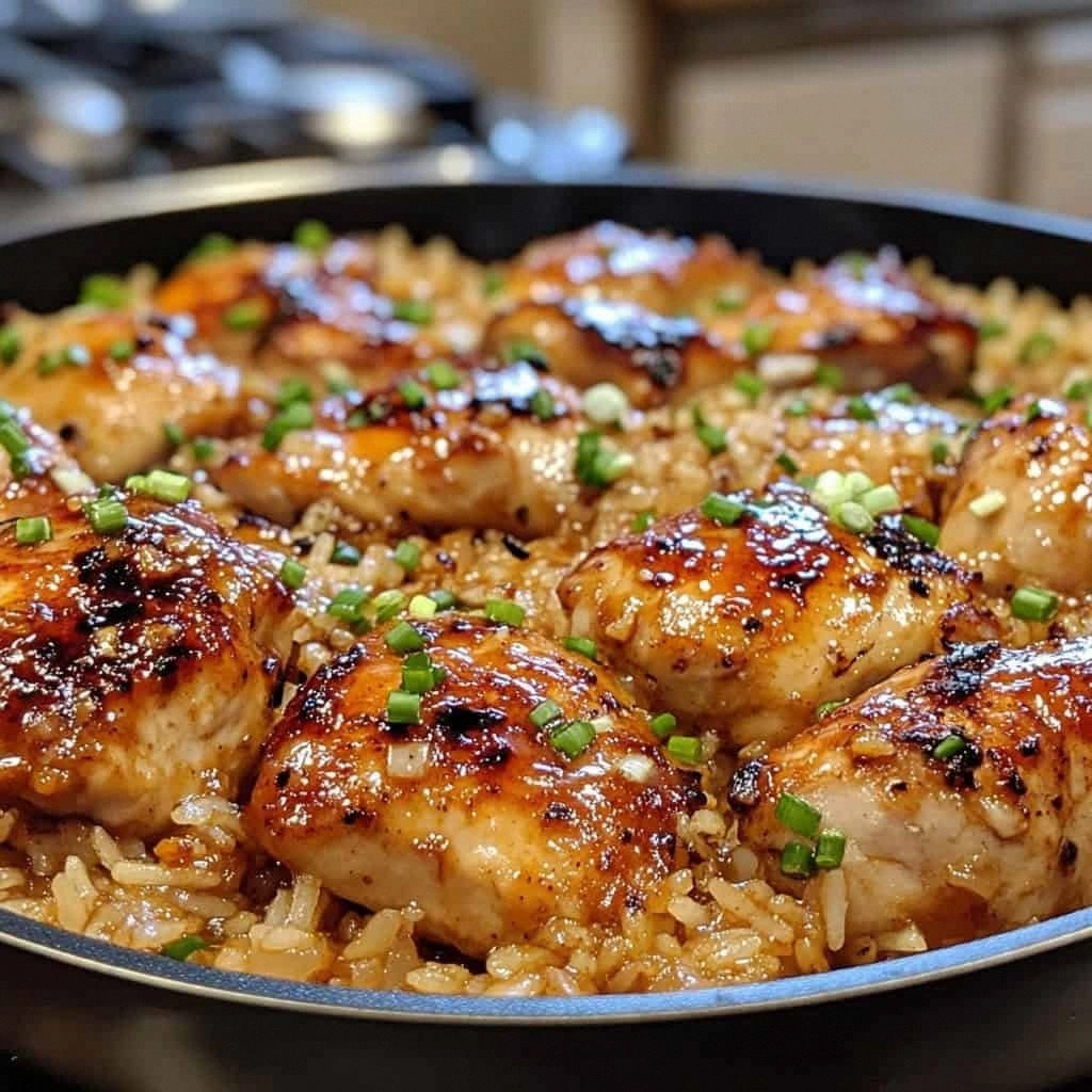 Honey BBQ Chicken Rice: A Delicious & Easy Recipe