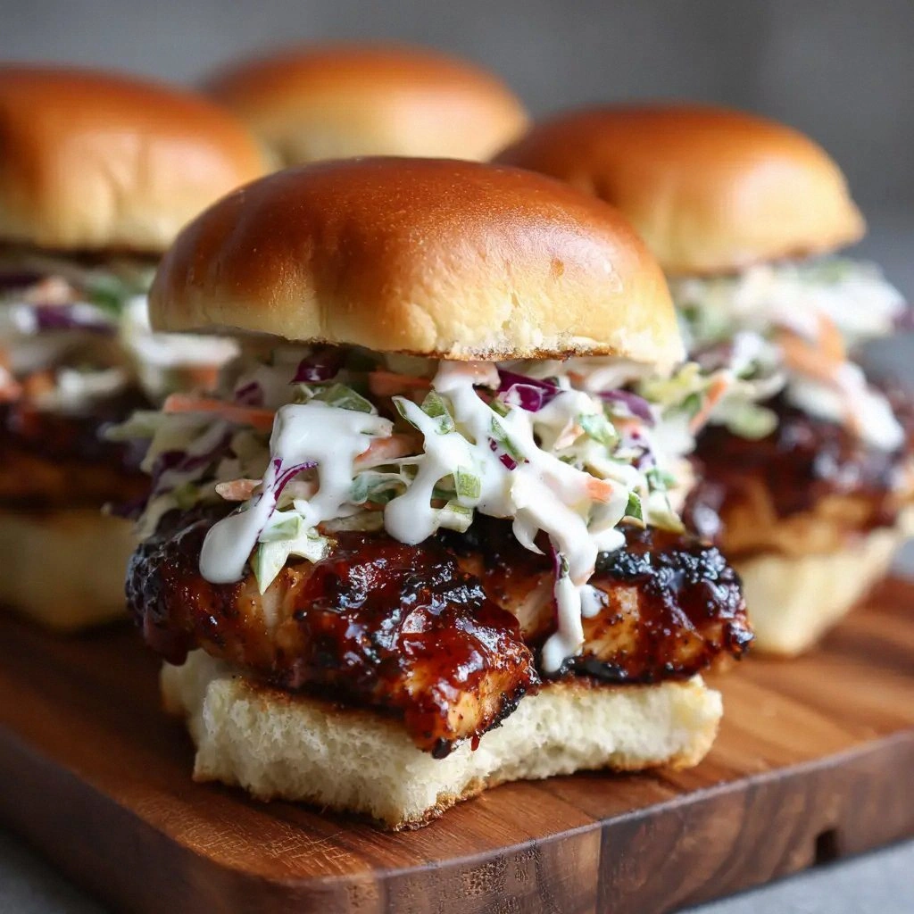 Honey Chipotle Chicken Sliders