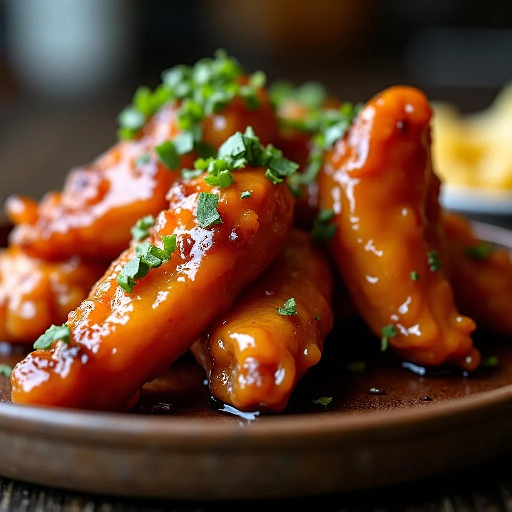 Honey Garlic Chicken Wings