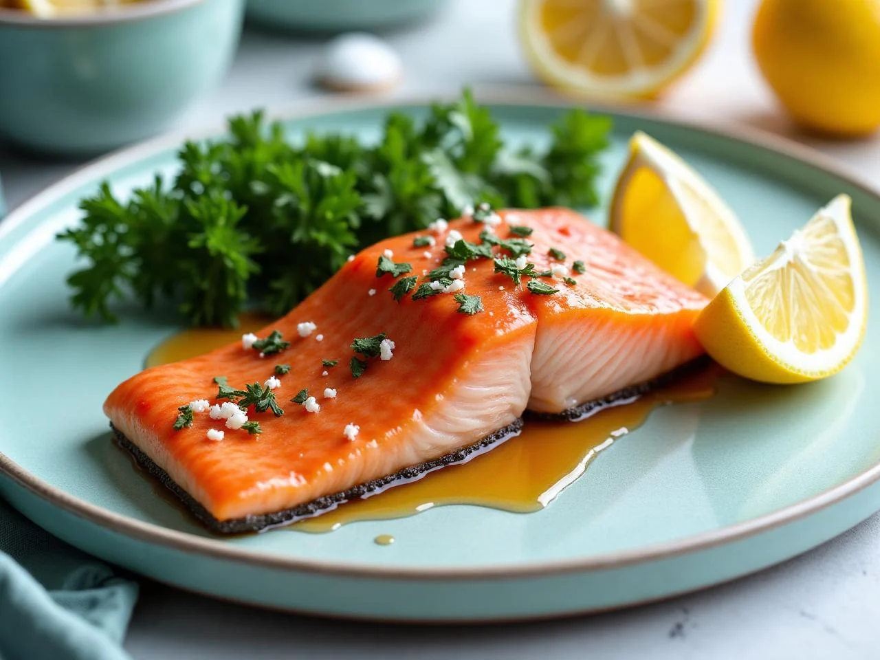 Honey Garlic Glazed Salmon