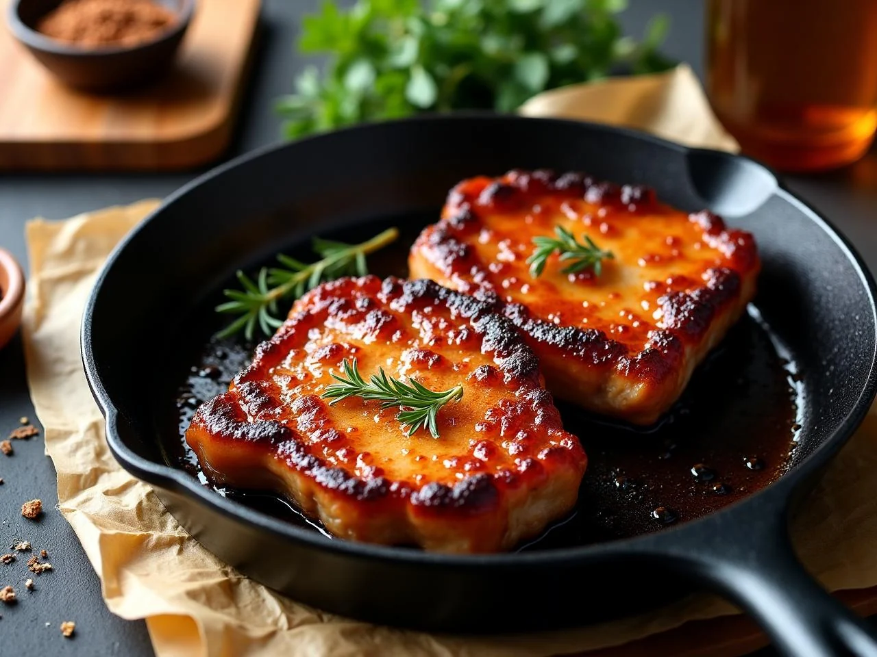 Honey Garlic Pork Chops