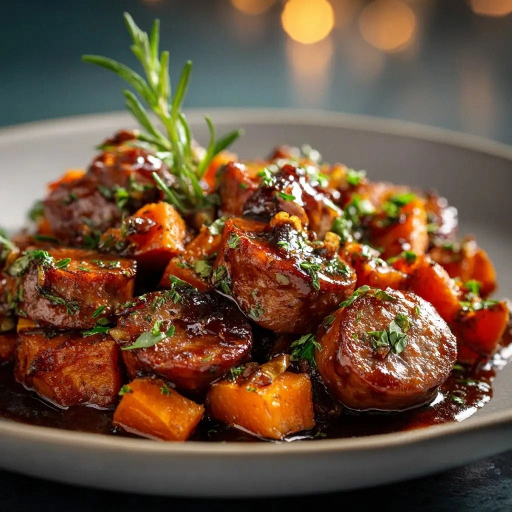 Honey Garlic Sausage and Sweet