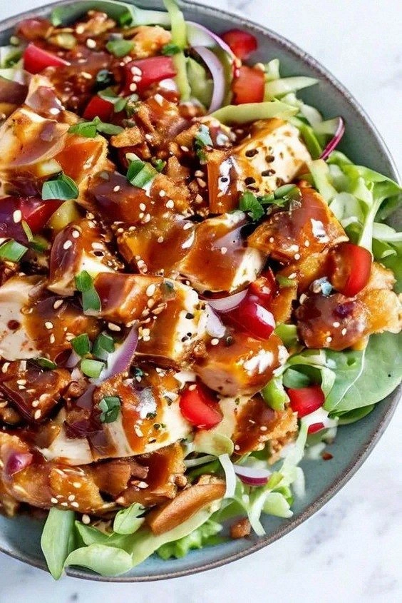 Honey Hot Chicken Salad