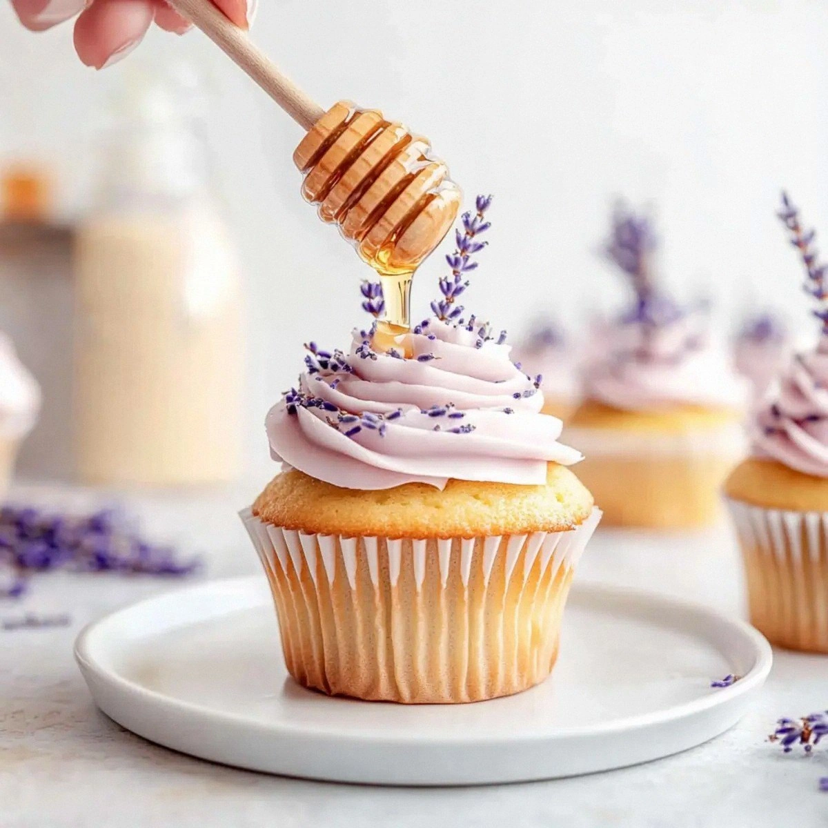 Honey Lavender Cupcakes for a Delightful Spring Treat
