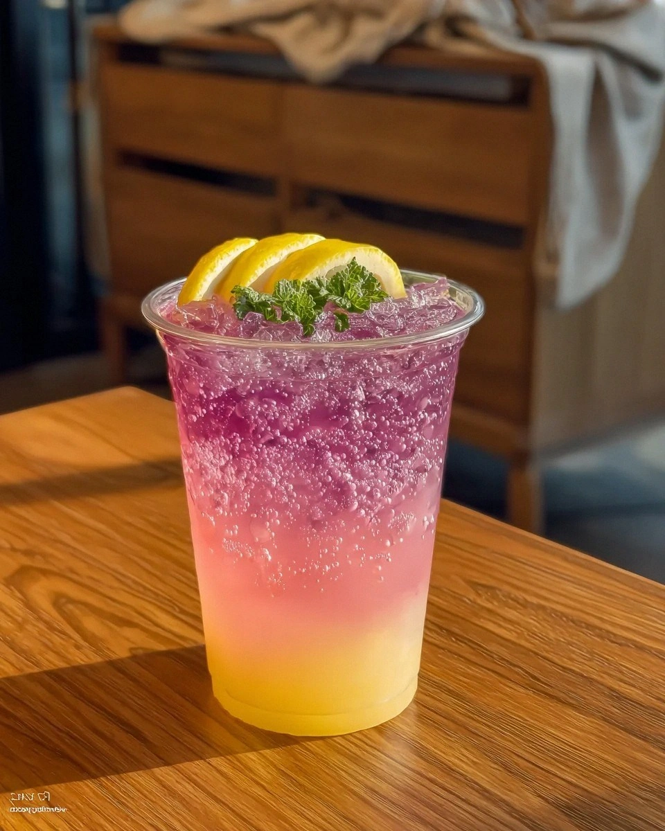 Honey Lemon Pink Soda