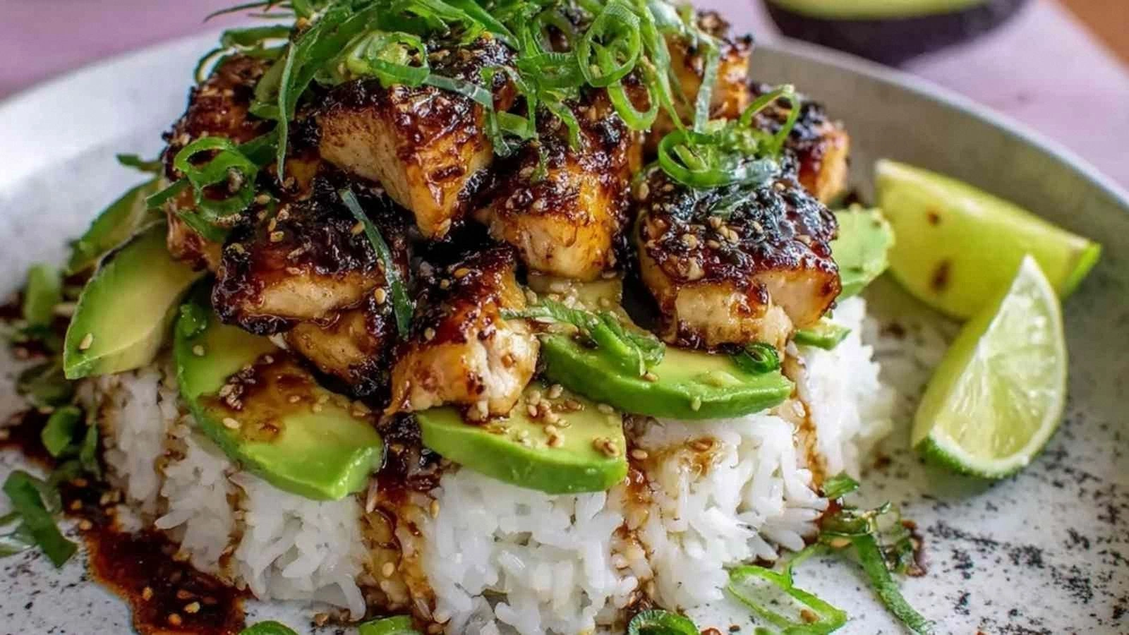 Honey Lime Chicken and Avocado