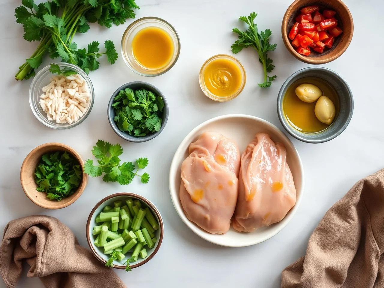 Ingredients for Honey Mustard Chicken