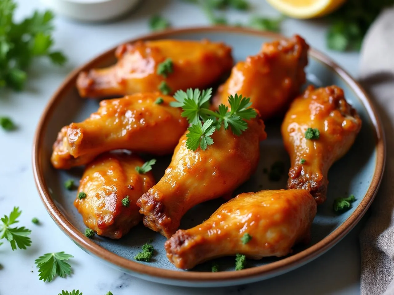Honey Mustard Chicken Wings