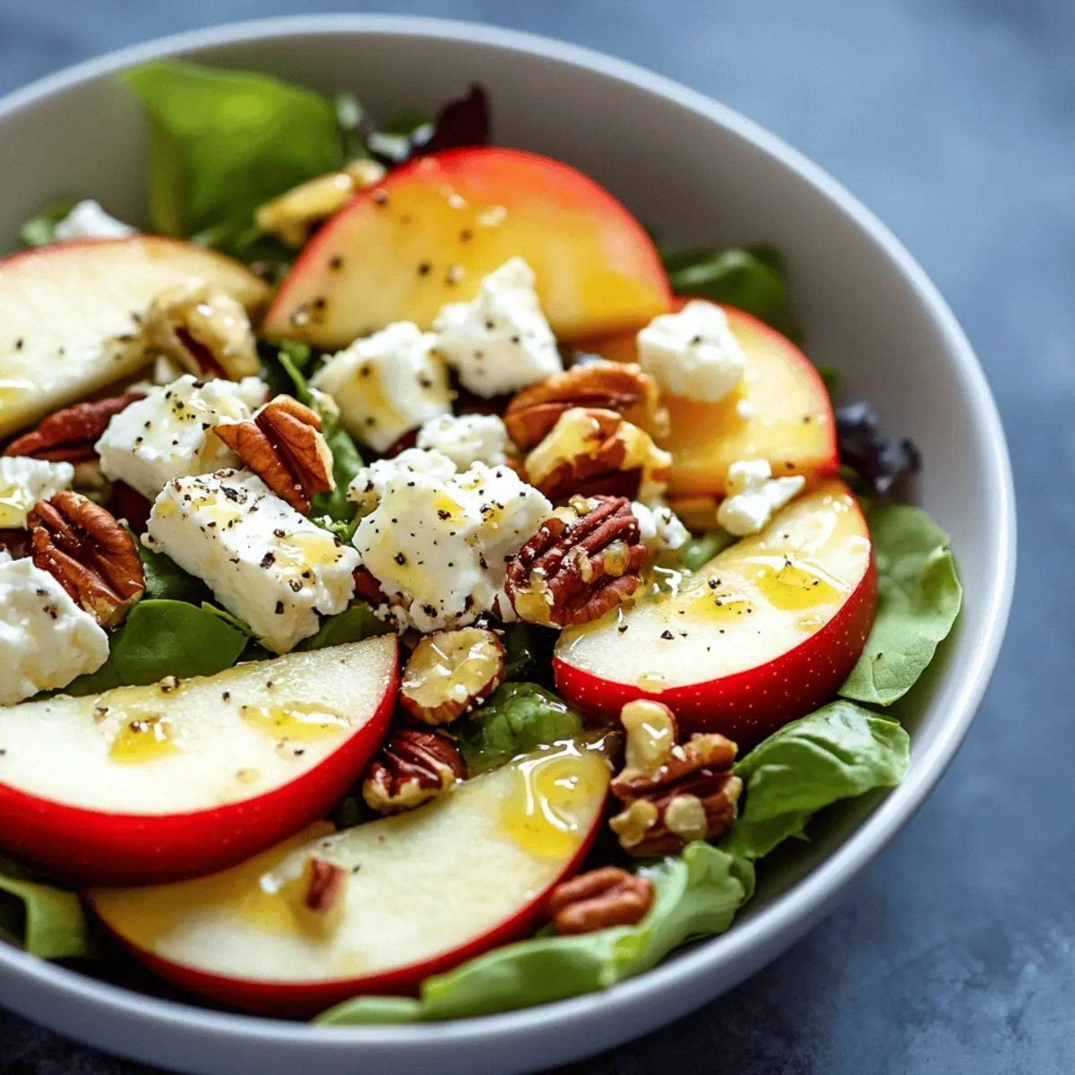 Honeycrisp Apple and Feta Salad for a Fresh Flavor Boost